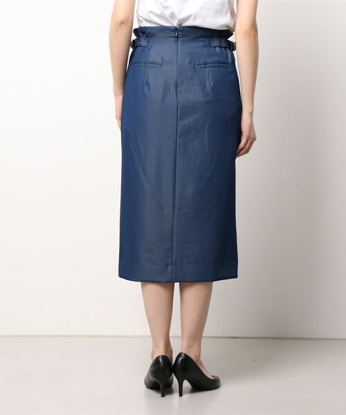 Te chichi（テチチ）の「麻調タイトスカート（スカート・レディース・ベージュ/ネイビー/オフホワイト・SMALL/MEDIUM）」の13枚目の写真