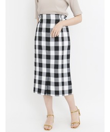 Te chichi | 麻調タイトスカート(スカート)