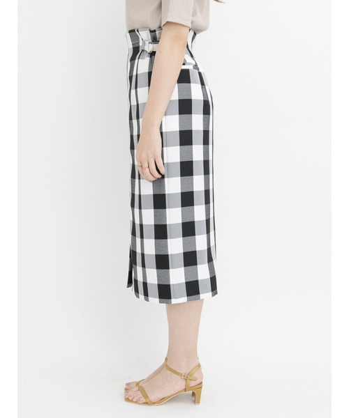 Te chichi（テチチ）の「麻調タイトスカート（スカート・レディース・ベージュ/ネイビー/オフホワイト・SMALL/MEDIUM）」の14枚目の写真