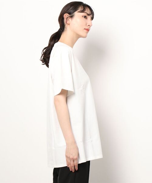 ANDGEEBEE（アンジービー）の「UNISEX AGシンプルロゴTシャツ（Tシャツ/カットソー・レディース・ホワイト/ブラック・MEDIUM）」の13枚目の写真