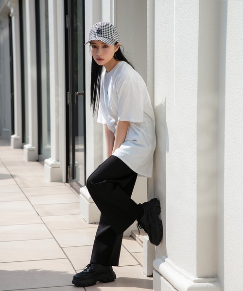 ANDGEEBEE（アンジービー）の「UNISEX AGシンプルロゴTシャツ（Tシャツ/カットソー・レディース・ホワイト/ブラック・MEDIUM）」の10枚目の写真