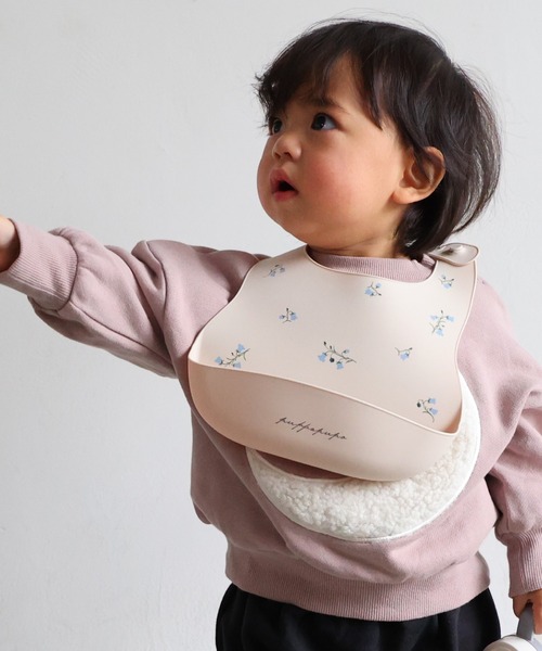PUPPAPUPO（プッパプーポ）の「シリコンビブ 2枚セット（マグ/哺乳瓶/お食事グッズ・キッズ・その他1/ベージュ系その他/ブルー系その他・FREE）」の8枚目の写真