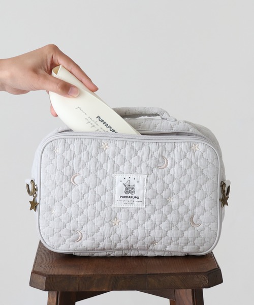 PUPPAPUPO（プッパプーポ）の「シリコンビブ 2枚セット（マグ/哺乳瓶/お食事グッズ・キッズ・その他1/ベージュ系その他/ブルー系その他・FREE）」の16枚目の写真