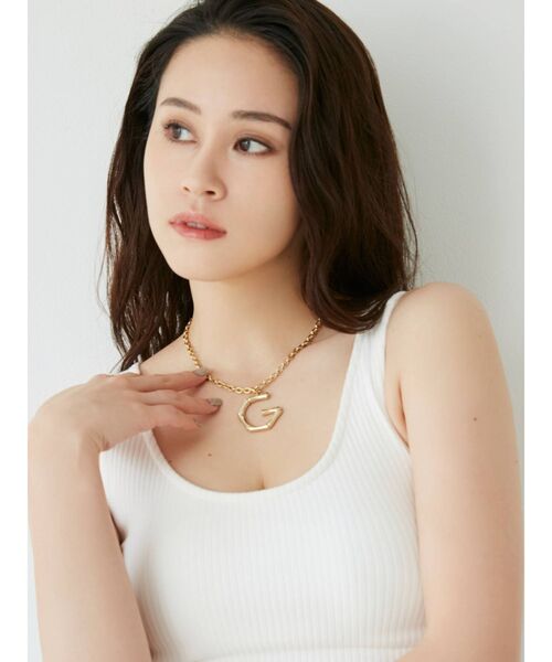 GYDA(ジェイダ)の「JEYSUSバンブーライクGショートネックレス(ネックレス・レディース・シルバー/ゴールド・FREE)」の7枚目の写真