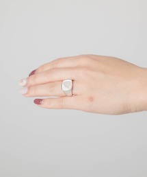 【M.M...さま専用】トムウッド　クッションホワイトモップリング　パール48 Cushion White Mother of Pearl - Tom Wood Project Official
