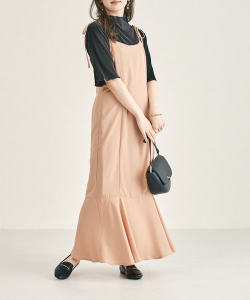 acro（アクロ）の「2waｙハイネックメロープリーツ5分袖トップス/AC1427（Tシャツ/カットソー・レディース・グリーン/ベージュ/オレンジ/ブラック/ブラウン/グレー/ホワイト/ピンク・ﾌﾘ-）」の15枚目の写真