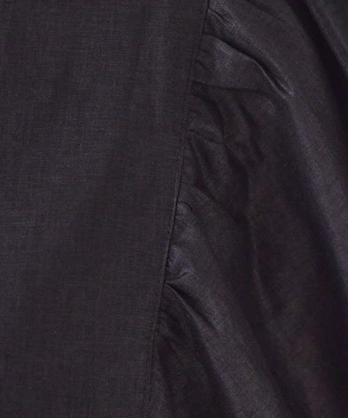 Rouge vif(ルージュヴィフ)の「【セットアップ対応】コーティングウォッシュブラウス(シャツ/ブラウス・レディース・チャコールグレー/ブラック・フリー)」の14枚目の写真