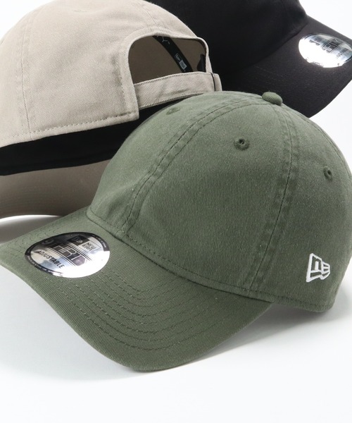 NEW ERA(ニューエラ)の「ニューエラ キャップ 無地イージースナップ ONSPOTZ別注(キャップ・レディース・ベージュ/ネイビー/オリーブ/ブラック/ホワイト/ベージュ系その他/グリーン/グレー/ブラウン/ライトグレー/クリーム/ブラック系その他2/インディゴブルー/ネイビー系1・FREE/S/M/M/L/L/XL)」の11枚目の写真