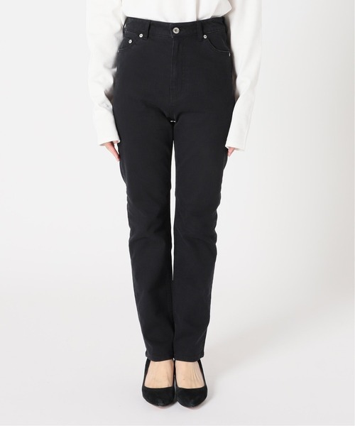 SLOBE IENA（スローブイエナ）の「LE DENIM ボーイズスリムファイブポケット（デニムパンツ・レディース・ブルー/グリーン/ブラック・38/36）」の6枚目の写真