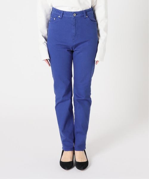 SLOBE IENA（スローブイエナ）の「LE DENIM ボーイズスリムファイブポケット（デニムパンツ・レディース・ブルー/グリーン/ブラック・38/36）」の8枚目の写真