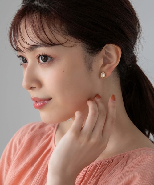 Edit Sheen（エディットシーン）の「しずくビジューピアス（ピアス（両耳用）・レディース・シルバー/ゴールド・FREE）」の7枚目の写真