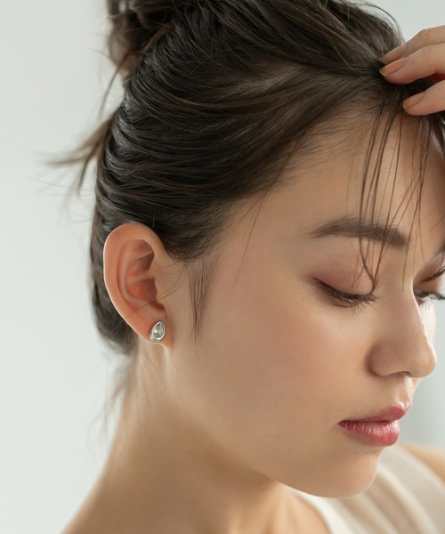 Edit Sheen（エディットシーン）の「しずくビジューピアス（ピアス（両耳用）・レディース・シルバー/ゴールド・FREE）」の11枚目の写真