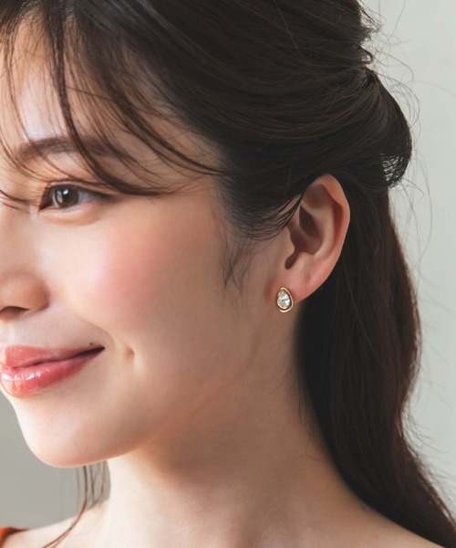 Edit Sheen（エディットシーン）の「しずくビジューピアス（ピアス（両耳用）・レディース・シルバー/ゴールド・FREE）」の12枚目の写真