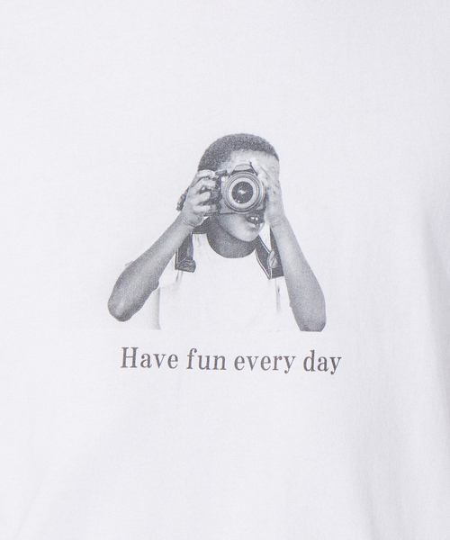 ABAHOUSE GRAY(アバハウスグレイ)の「【モノトーン】フォトプリント 半袖 Tシャツ(Tシャツ/カットソー・メンズ・ホワイト/ホワイト系その他/ホワイト系その他2/ホワイト系その他3・46/48)」の19枚目の写真