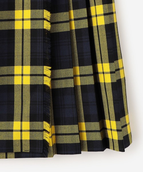 O'NEIL of DUBLIN（オニールオブダブリン）の「O'NEIL OF DUBLIN | ウーステッドウール ミドルキルトスカート WOMEN（スカート・レディース・グリーン系その他/グレー/ブラック/イエロー系その他/ブルー系その他5・8/10）」の13枚目の写真