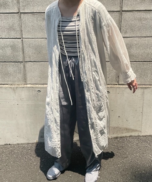 DuKKah(デュカ)の「Dukkah/【WEB限定】【低身長向け】コットンストライプTシャツ(Tシャツ/カットソー・レディース・ホワイト系その他5/イエロー系その他6/レッド系その他5・X-SMALL)」の17枚目の写真