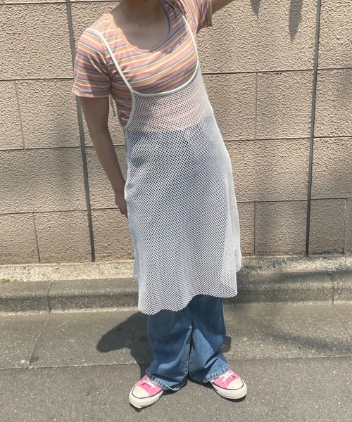 DuKKah(デュカ)の「Dukkah/【WEB限定】【低身長向け】コットンストライプTシャツ(Tシャツ/カットソー・レディース・ホワイト系その他5/イエロー系その他6/レッド系その他5・X-SMALL)」の15枚目の写真