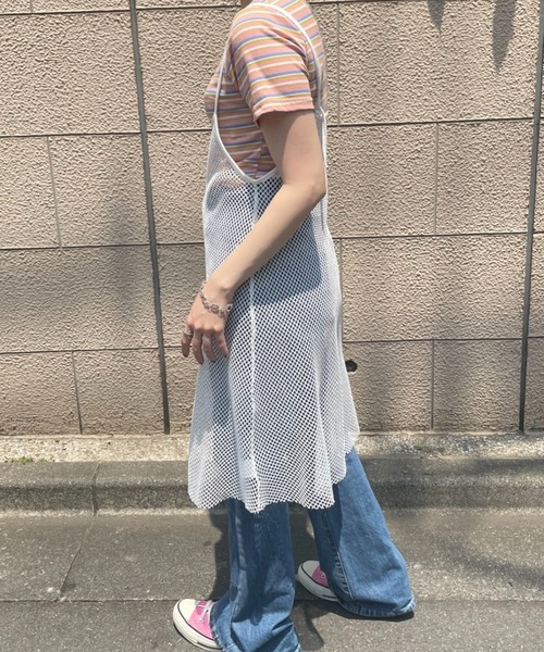 DuKKah(デュカ)の「Dukkah/【WEB限定】【低身長向け】コットンストライプTシャツ(Tシャツ/カットソー・レディース・ホワイト系その他5/イエロー系その他6/レッド系その他5・X-SMALL)」の13枚目の写真