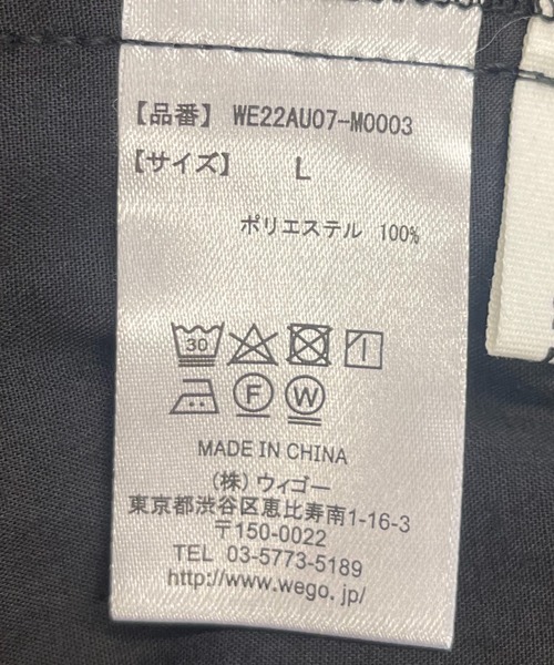 WEGO(ウィゴー)の「WEGO/フェイクレイヤードBIG T(Tシャツ/カットソー・メンズ・ホワイト/ブラック・MEDIUM/LARGE)」の7枚目の写真