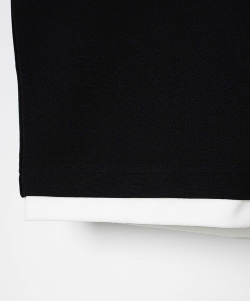 WEGO(ウィゴー)の「WEGO/フェイクレイヤードBIG T(Tシャツ/カットソー・メンズ・ホワイト/ブラック・MEDIUM/LARGE)」の5枚目の写真