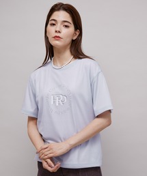 ロゴプリントシアーTシャツ