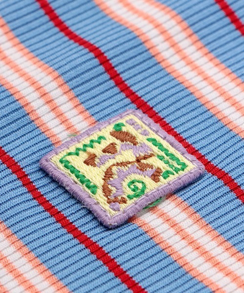 チチカカ（チチカカ）の「リブインナーロングＴシャツ（Tシャツ/カットソー・レディース・その他1/アイボリー/ブラック・FREE）」の18枚目の写真