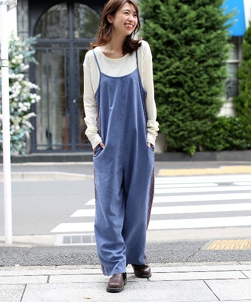 チチカカ（チチカカ）の「リブインナーロングＴシャツ（Tシャツ/カットソー・レディース・その他1/アイボリー/ブラック・FREE）」の6枚目の写真