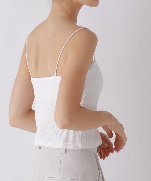 BABYLONE（バビロン）の「BABYLONE / コットンベアトップ【カップ付き】（チューブトップ・レディース・ブラック/オフホワイト/サンドグレー・フリー）」の8枚目の写真
