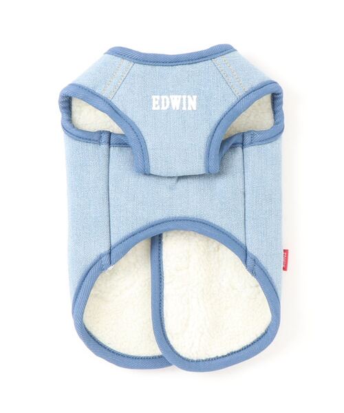 EDWIN（エドウィン）の「EDWIN/デニム風ボアベスト（ペットウェア・メンズ・ネイビー/ブルー・XS/M/S/L/2L/3L）」の15枚目の写真