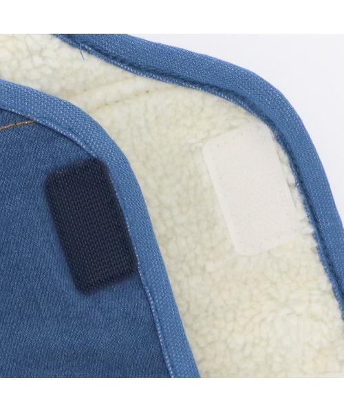 EDWIN（エドウィン）の「EDWIN/デニム風ボアベスト（ペットウェア・メンズ・ネイビー/ブルー・XS/M/S/L/2L/3L）」の11枚目の写真