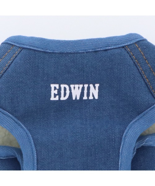 EDWIN（エドウィン）の「EDWIN/デニム風ボアベスト（ペットウェア・メンズ・ネイビー/ブルー・XS/M/S/L/2L/3L）」の13枚目の写真