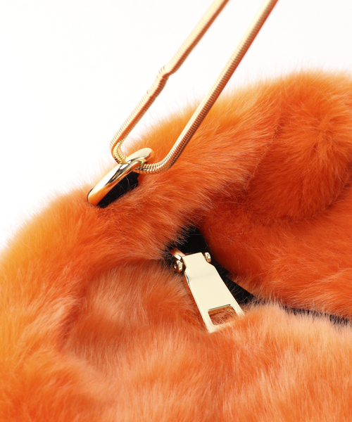 セール】【A POINT ETC/アポワン】 フェイクファー2WAY BAG