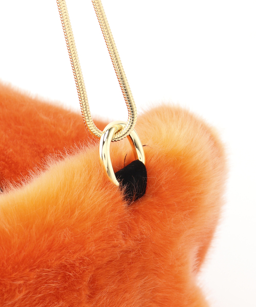 セール】【A POINT ETC/アポワン】 フェイクファー2WAY BAG