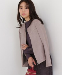 NATURAL BEAUTY BASIC | フェイクスエードブルゾン(ブルゾン)