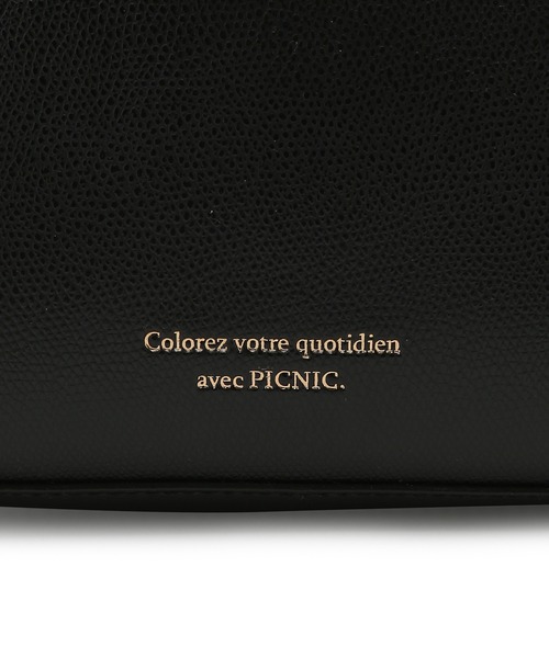 ROPE' PICNIC（ロペピクニック）の「【WEB限定カラー:ピンク】フラットリボンWファスナーラウンドショルダーバッグ（ショルダーバッグ・レディース・ブラック/ブラウン/キナリ/ピンク系その他2・FREE）」の9枚目の写真