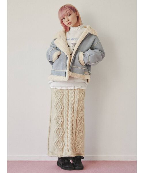 merry jenny（メリージェニー）の「ribbonワイドソールモカシン（モカシン/デッキシューズ・レディース・アイボリー/ブラック・LARGE/MEDIUM）」の11枚目の写真