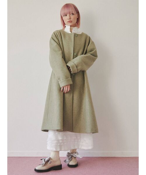 merry jenny（メリージェニー）の「ribbonワイドソールモカシン（モカシン/デッキシューズ・レディース・アイボリー/ブラック・LARGE/MEDIUM）」の17枚目の写真