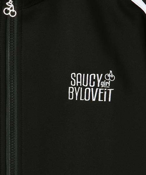 by LOVEiT（バイラビット）の「トラックジャケット（ジャージ・キッズ・ラベンダー/ブラック/ピンク・130cm/160cm/140cm/120cm/150cm）」の6枚目の写真