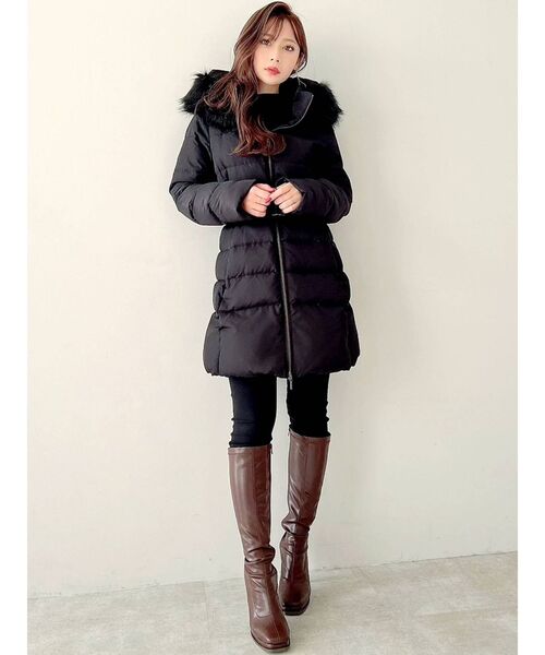 【現在完売中】リゼクシー　RESEXXY フード付ダウンコート ダウンジャケット フード付ダウンコート（ダウンジャケット/コート）｜RESEXXY