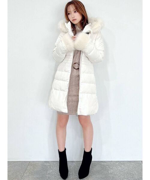 RESEXXY（リゼクシー）の「フード付ダウンコート（ダウンジャケット