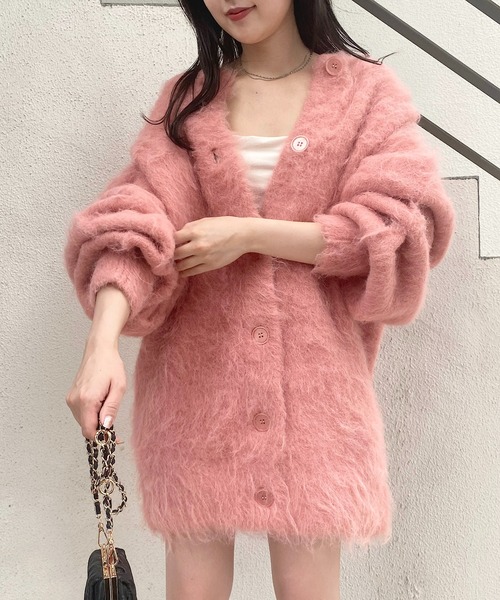 baybee♥新品未使用 シャギーカーディガン ピンク 楽天市場】ギャル服 ギャル ファッション 着回し セットアップ