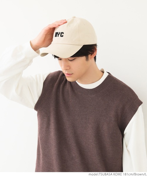 coca(coca)(コカ)の「メンズニットベスト(ベスト・メンズ・ネイビー/ブラウン/ブラック・M/L/XL)」の9枚目の写真