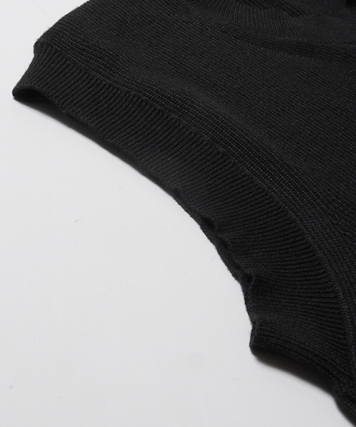 coca(coca)(コカ)の「メンズニットベスト(ベスト・メンズ・ネイビー/ブラウン/ブラック・M/L/XL)」の21枚目の写真