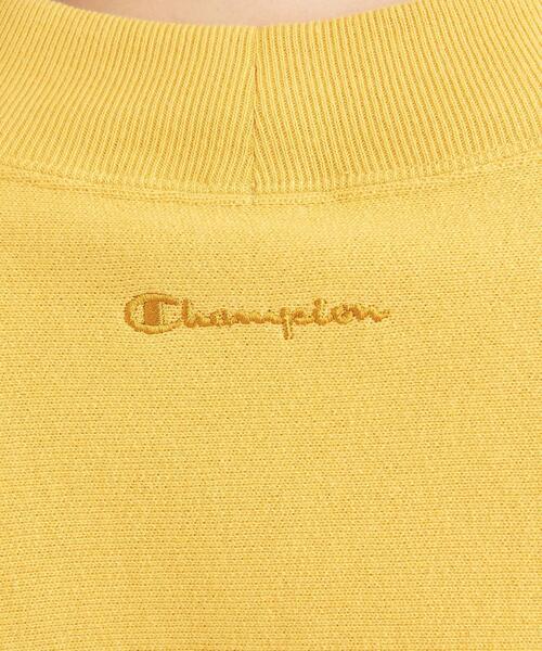 Champion（チャンピオン）の「【別注】＜Champion＞裏起毛リバースウィーブ ハイネックプルオーバー（スウェット・レディース・ライトブルー/ブラック/マスタード・FREE）」の12枚目の写真