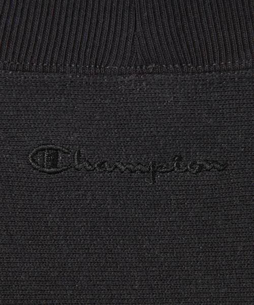 Champion（チャンピオン）の「【別注】＜Champion＞裏起毛リバースウィーブ ハイネックプルオーバー（スウェット・レディース・ライトブルー/ブラック/マスタード・FREE）」の9枚目の写真