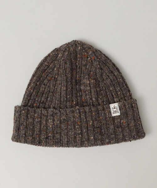 INVERALLAN(インバーアラン)の「INVERALLAN: DONEGAL ドネガル ニット キャップ ニット帽(ニットキャップ/ビーニー・メンズ・ベージュ/グレー/イエロー/ネイビー・ONE SIZE)」の2枚目の写真