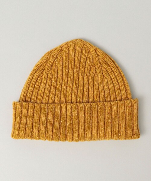 INVERALLAN(インバーアラン)の「INVERALLAN: DONEGAL ドネガル ニット キャップ ニット帽(ニットキャップ/ビーニー・メンズ・ベージュ/グレー/イエロー/ネイビー・ONE SIZE)」の7枚目の写真