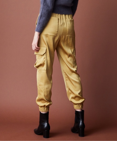 未使用タグ付き SUGAR ROSE サテンカーゴパンツ シュガーローズ フリー SUGAR ROSE（シュガーローズ）の「サテンカーゴパンツ（カーゴパンツ