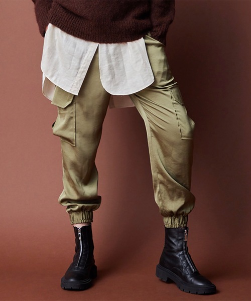 SUGAR ROSE（シュガーローズ）の「サテンカーゴパンツ（カーゴパンツ