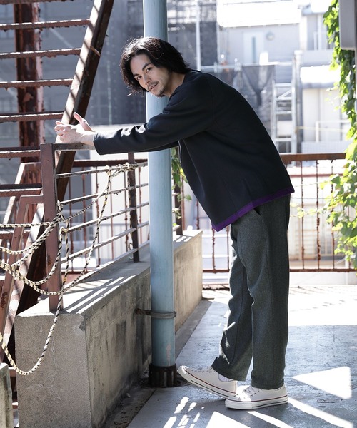 niko and...（ニコアンド）の「ウール混ヘリンボ－ンスリムパンツ（その他パンツ・メンズ・チャコール/ネイビー/ライトブラウン・MEDIUM/LARGE）」の19枚目の写真